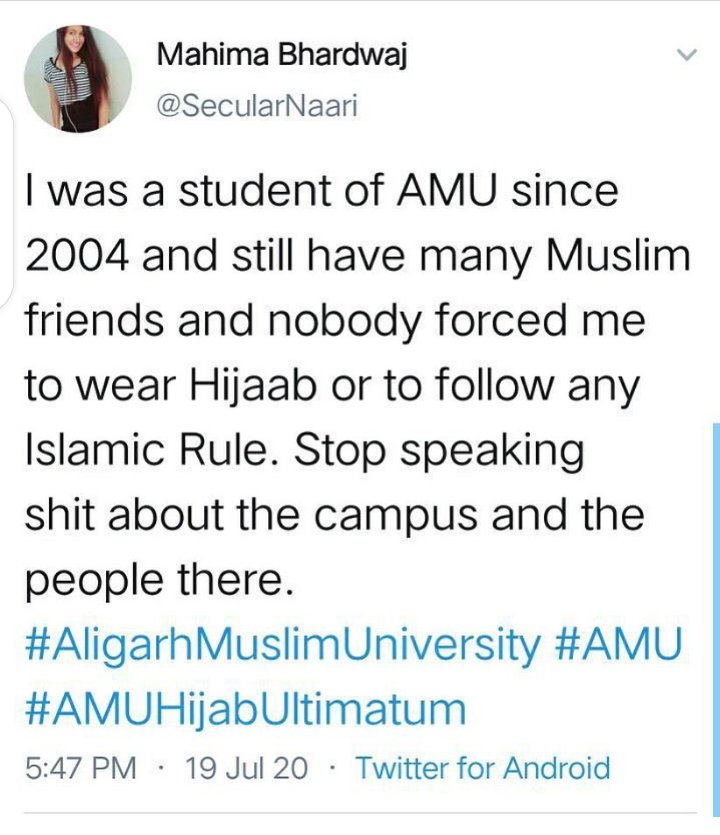turk_148's tweet photo. By fight of any two people,, how u can defame a whole university or community???
Please think about your journalism...
And many tweets are there like that..
And Delhi,assam and bihar floodingggg.....
@anjanaomkashyap
@ABPNews
#AMU
#StopDefamingAMU https://t.co/oTIhXTZz0r
