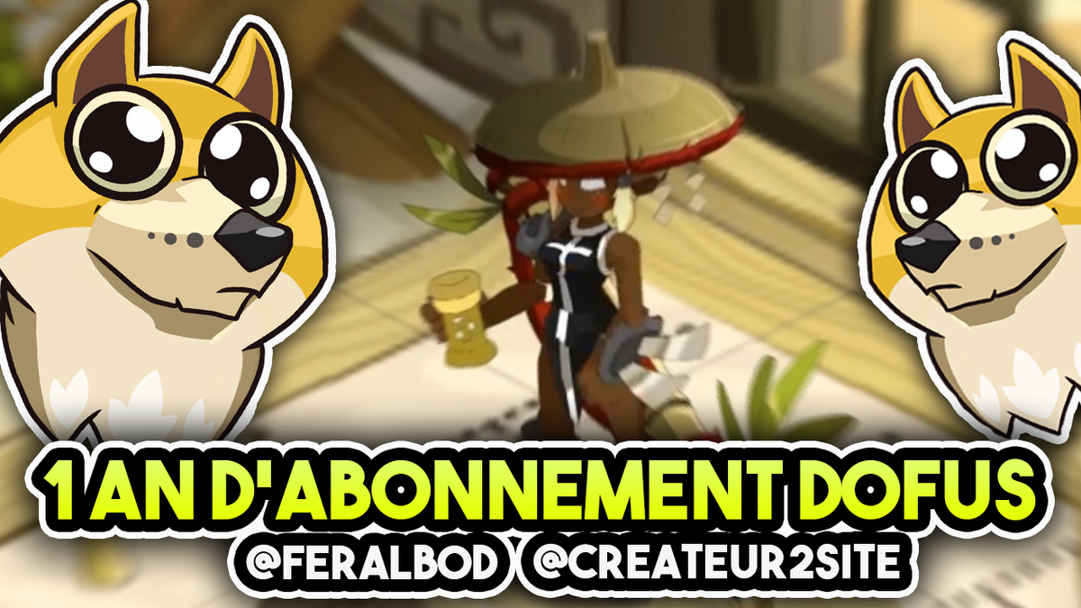 ihateferal's tweet photo. 🔥 CONCOURS DOFUS 🔥

Tente de gagner 1 an d'abonnement sur Dofus ainsi que la nouvelle panoplie d'apparat Pandala 😁

Pour participer RT + FOLLOW @FeralBOD @createur2site  🥰🎁

T.A.S 01/08 👉👈 https://t.co/kUOaKJGeCw