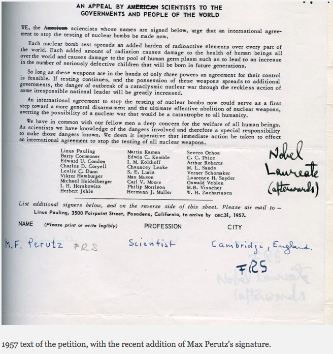 10/ Rachel Carson's Silent Spring is remembered for pesticides,but its her Strontium-90 that sparked envtl mvmt. Baby Tooth Survey showed most US children by late 50s had that isotope that came from fallout-> grass -> cows ->milk, in their teeth. It replaced Calcium in food chain