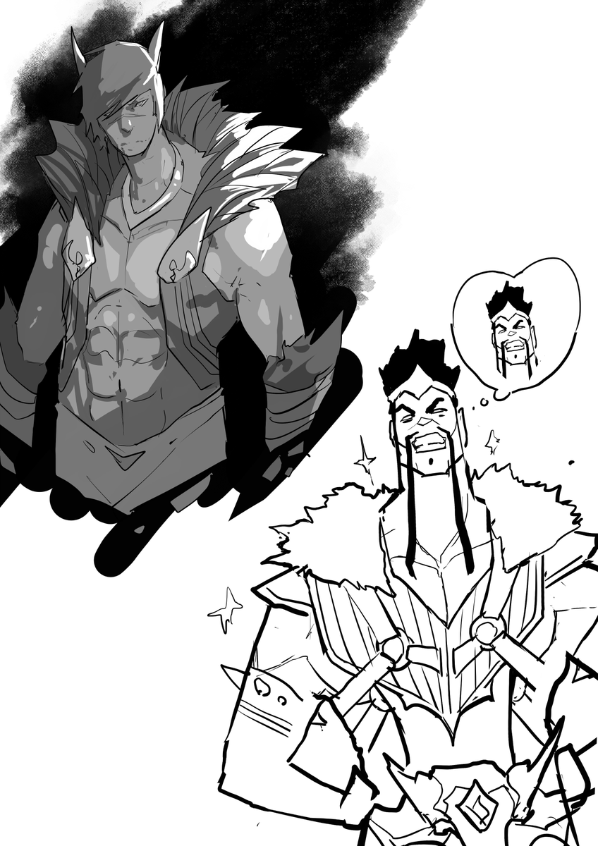 Daily draw #2? 

Draven must be tired all the time cuz he's running through his mind all day 