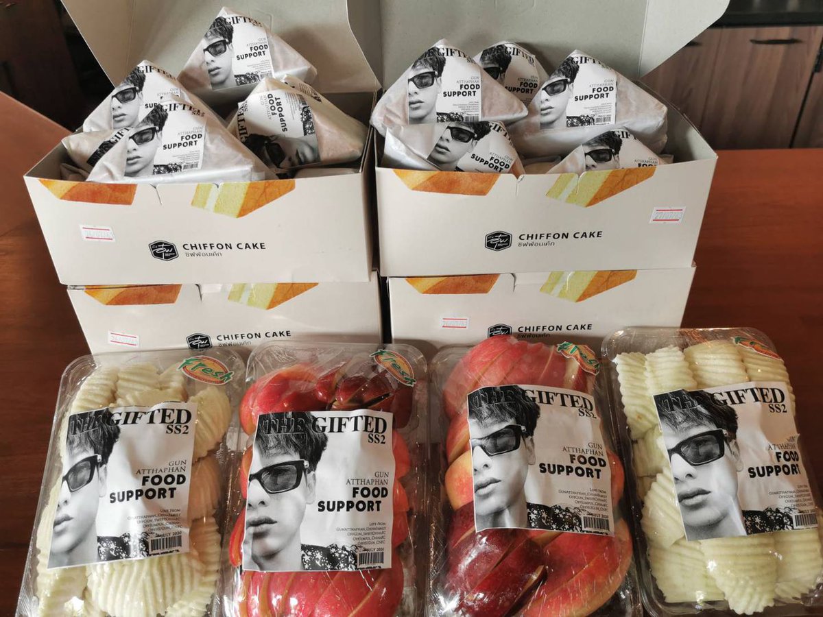 20.07.19 Food Support for #TheGiftedGraduation ดีใจที่ได้ดูแลนะคะ <a href="/AtthaphanP/">ATTHAPHAN PHUNSAWAT</a> <a href="/parbdee/">ภาพดีทวีสุข</a> 

From <a href="/GunAtp_CNFamily/">GunAtp_ChinaFamily</a> 
<a href="/OffHuGun_CNFC/">OffHuGun_CNFC</a> <a href="/OffGun_Sweet/">OffGun_Sweet China FC</a> <a href="/onfireforjumpol/">OffJumpol_ChinaFC</a>
