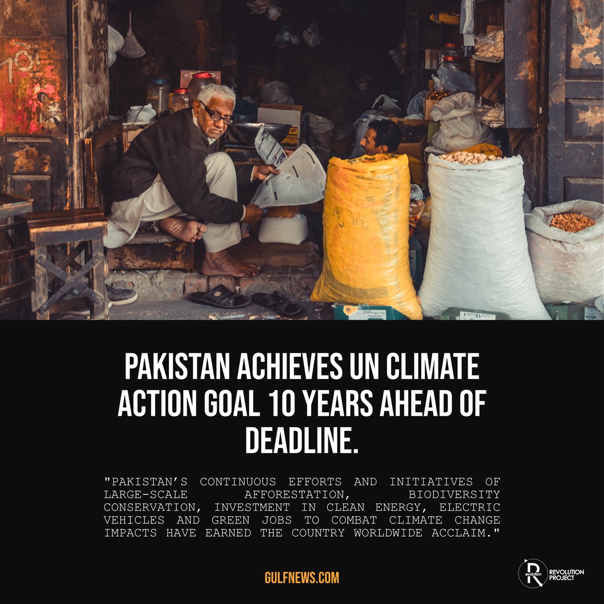 revpro_'s tweet photo. Kudos to Pakistan! 🙂🍀 #unclimateaction #climatechange #afforestation #conservation #biodiversity #nature #sustainableimpact #pakistan #un #globalwarming #socialprogress #revolutionproject https://t.co/rJMXtAqcry