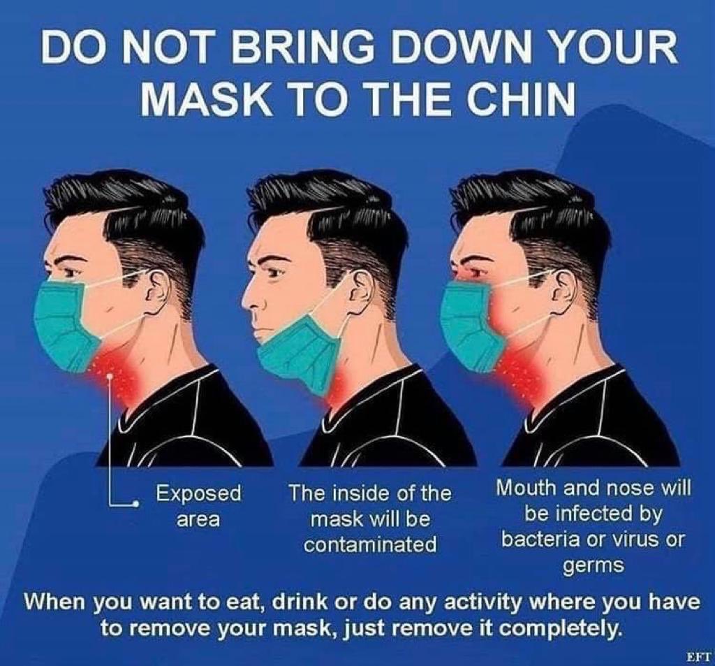 DGHisham's tweet image. Either you wear your mask properly or remove It completely.