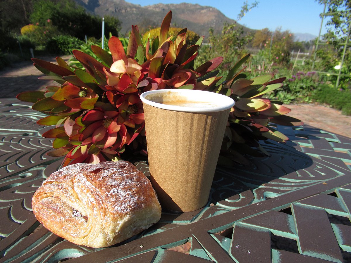 Gail_Mail's tweet photo. Bite into a delicious chocolate croissant & sip on an excellent cappuccino. Support local producers in the Winelands! @Avondalewine #OchraStore #cappuccino #Paarl #AvondaleWineEstate #TravelBugSA #MeetOurSouthAfrica #ShopperSA #BuyLocal #NaturesPantry https://t.co/jL4OCOBs1a https://t.co/xUsXGIvppk