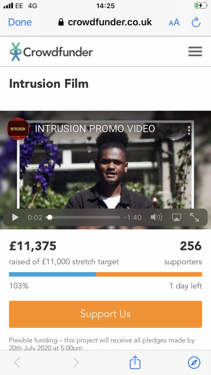 Thank you very much to all our incredibly generous donors. We are overwhelmed to have a whole community of 256 supporters to join us on this journey! 

Filming starts in August! 😁 crowdfunder.co.uk/intrusion-film