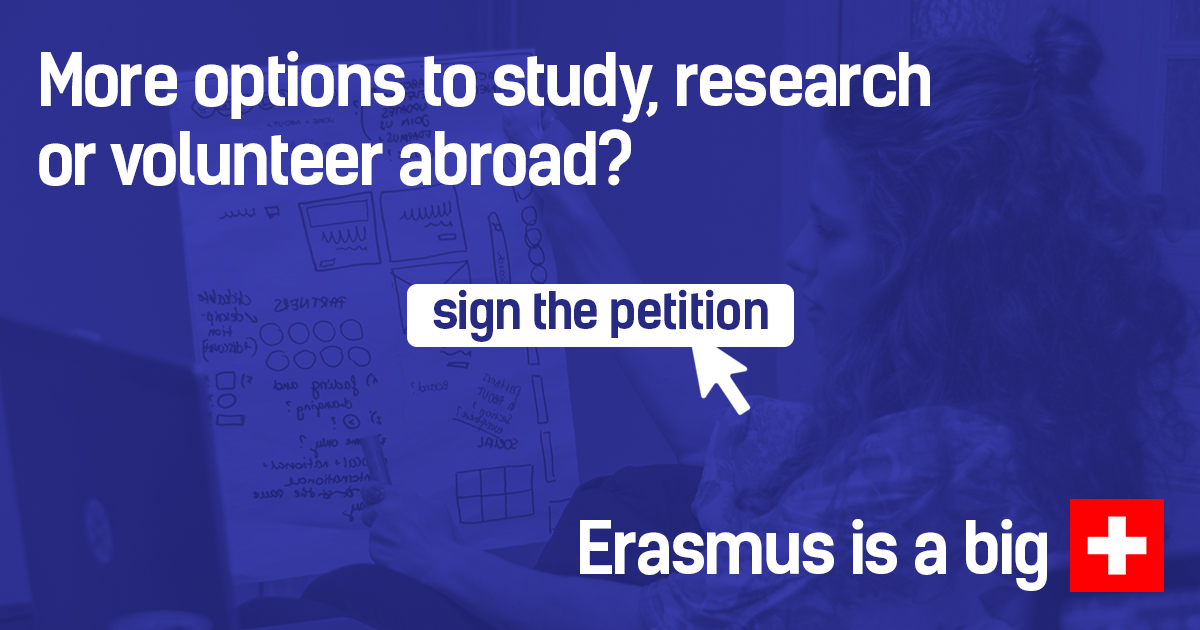 ESNHungary's tweet photo. Hello! Do you have 30 seconds for the future of international exchange in and from Switzerland 🇨🇭 ?

📝🙋🏼‍♂️ Sign the petition for the reassociation of Switzerland to Erasmus+ https://t.co/gU8C241z3f https://t.co/fi2Un5DwVr