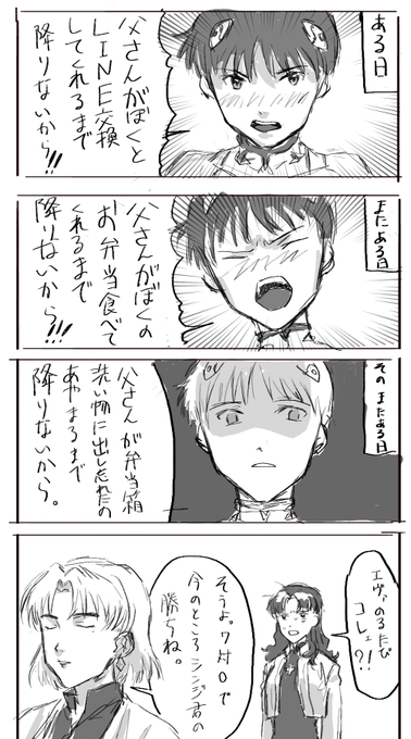 力尽きたので今回はさらに雑ですが、こちらが暴走列車碇シンジになります。

https://t.co/0ShVZH2LoA 