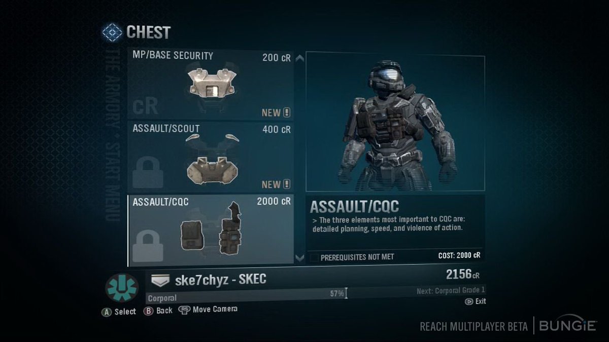 <a href="/ilikeinterfaces/">I LIKE INTERFACES</a> Halo Reach. 

<a href="/Bungie/">Bungie</a> have been leading the clean, simple, GUI. Reach was perfect because it showed you everything primary action easily, with secondary and tertiary was only a button press of a flick on the stick. 

The only negative was the small character customisation space.