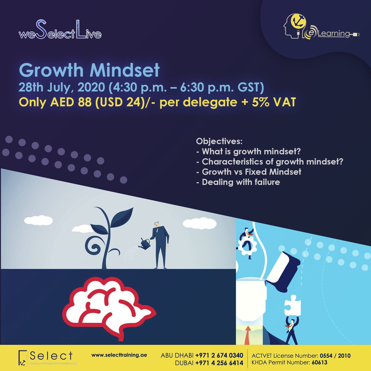 SelectTraining's tweet photo. Register for our upcoming MS PowerPoint & Growth Mindset training courses- ALL ONLINE! ✨
To visit the registration page go to https://t.co/CB5pw9pHXo!
#selectselect #selecttraininguae #staysafe #onlinelearning #KSA #Oman #UAE #Kuwait #Qatar #GCC #virtualmeetings #StayHome https://t.co/ZvYasblorz