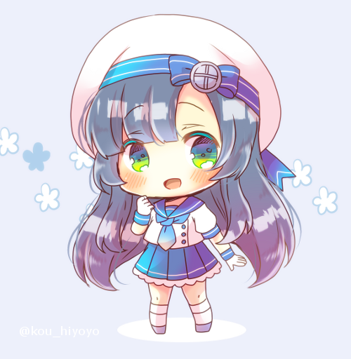 松輪(艦これ) 「松輪です! #艦これ版深夜の真剣お絵描き60分一本勝負
#艦これ版真剣お絵描き6」|ヒヨヨ@skeb募集中のイラスト