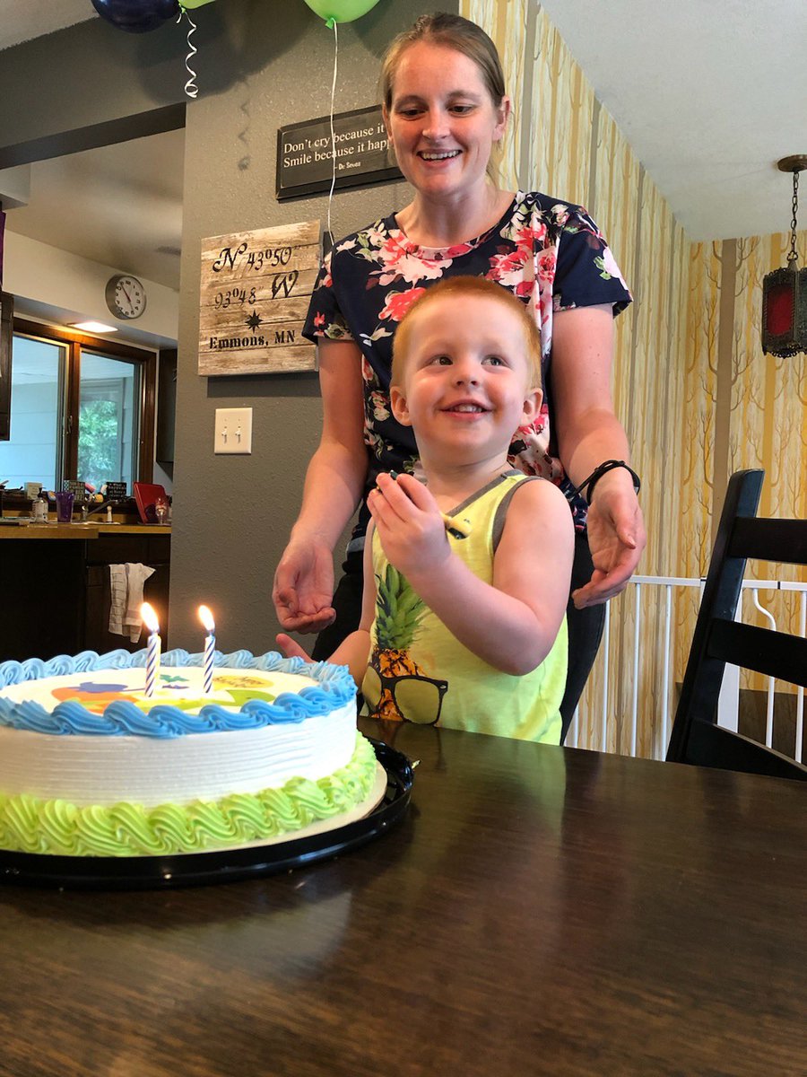 dleiding2's tweet photo. Birthday party #1 last night with my side of the family went well ☺️. Birthday party #2 today, here we come! #being3 #allthesmiles https://t.co/Scc49u2YDy