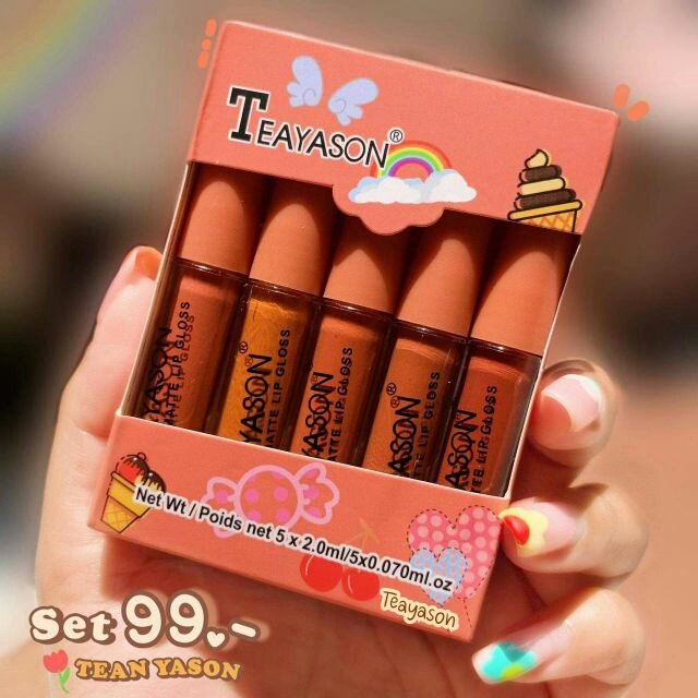 makeupset_peach's tweet photo. ลิป​ Teayason เนื้อแมทโทนอิฐแบบสายเกา 5 แท่ง ราคา 85฿
สีสวย ติดทนนาน กันน้ำดีสุดๆ

#ลิปสติก #HowtoPerfect #howtobeauty #ลิปปากนุ่มใน60วิ #ลิปมัน #ลิปแมทแต่ไม่หนัก #คสอเกาหลี https://t.co/IYqGKwsw8a