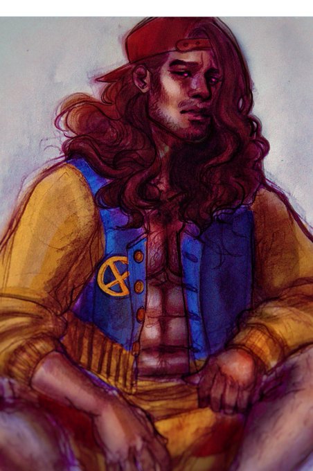 Always thinking about ✨90s Gambit✨and how cute his outfits were!😭💕 