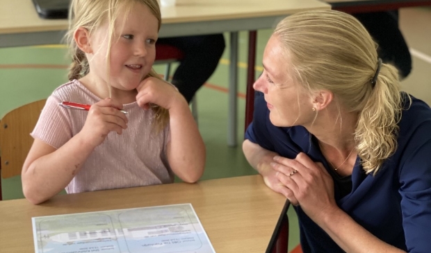 Leerling Pantarijn zet handtekening onder ‘bouwcontract’ nieuwe school - varnws.nl/regio/leidsche…