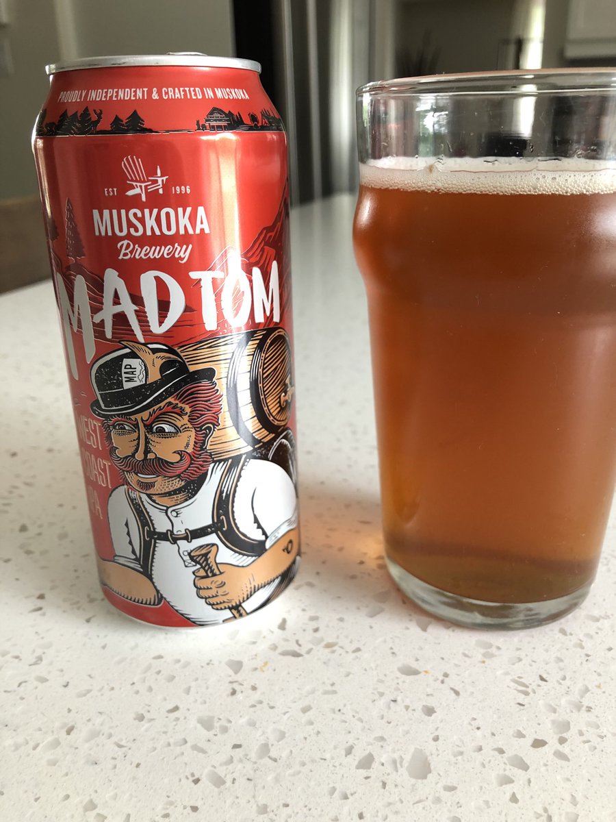 jmcarre14's tweet photo. Different look, same great taste! @MuskokaBrewery #MadTom #IPA https://t.co/otHwPOcHmi