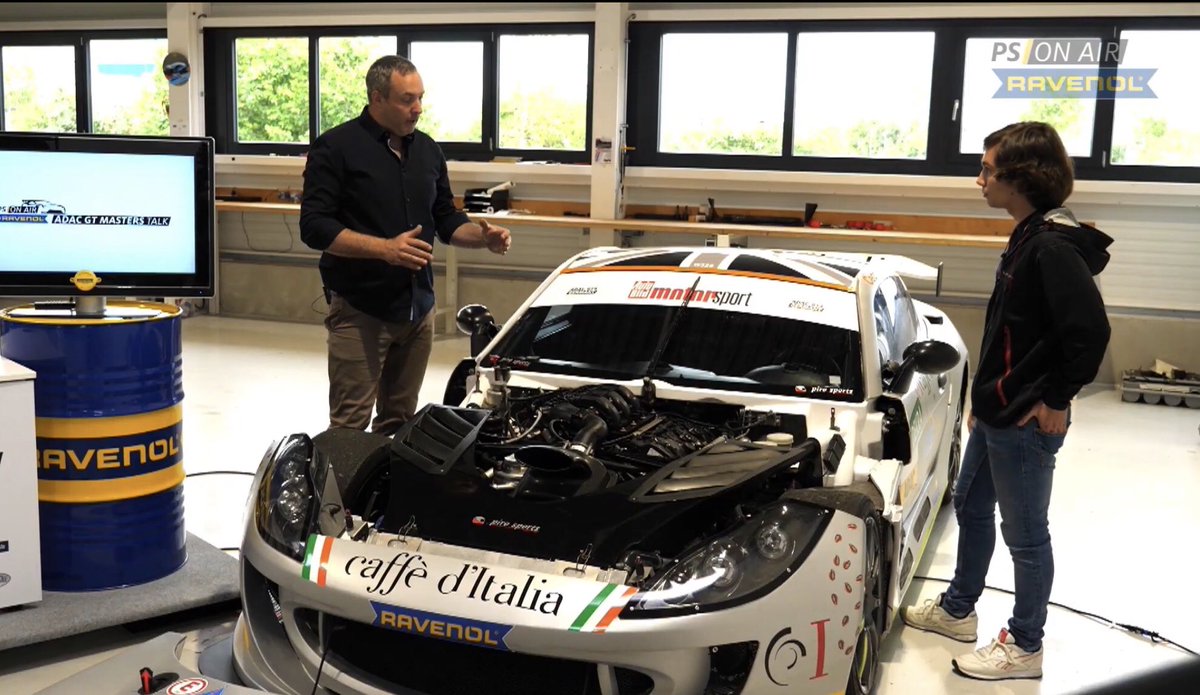 pirosports's tweet photo. #CedricPiro explains our #GinettaG55GT4 to @PS75Simon in the PS on AIR - ADAC GT Masters Talk 💯🤩
@GinettaCars
#ADACGT4Germany
#RobinFalkenbach
#PiroSports #CaffedItalia #RSImportExport
#Besaplast #AFI_Bautraeger
#Wegold #fineinstruments
@ADAC @gtmasters
@GTPlaceFB @frium https://t.co/MmqJOd7NIV