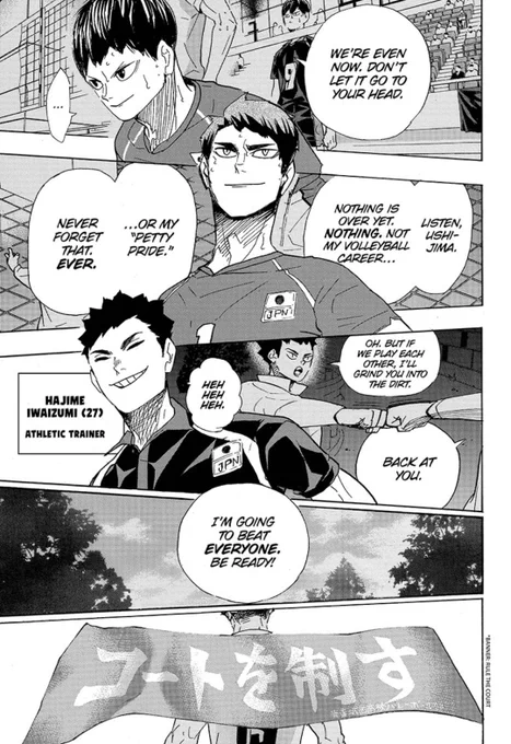 I'm not saying this because its Oikawa's bday today but I'm pretty sure he finally beat Ushijima and  Kageyama (again) here. But that's just me ?? 