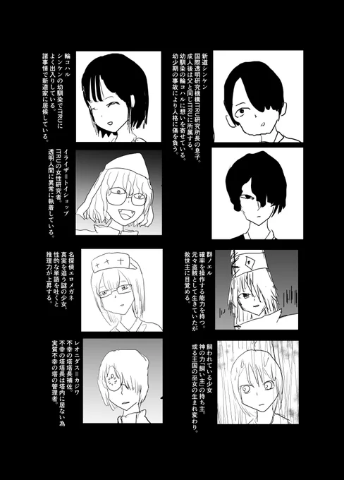 誤訳 登場人物紹介/章題 