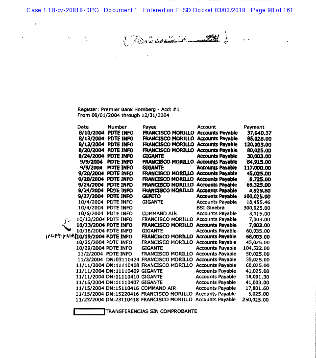 latablablog's tweet photo. #PDVSACyS Un dato muy llamativo revelado por periodista estadounidense @anyaparampil sobre "cooperación" del ex "procurador" con brokers que defraudaron a PDVSA, es que un gerente de la VP Comercio y Suministro recibió pagos de #Helsinge por 430 mil $$ en sólo 4 meses en 2004. https://t.co/HqK0SsvvZ5