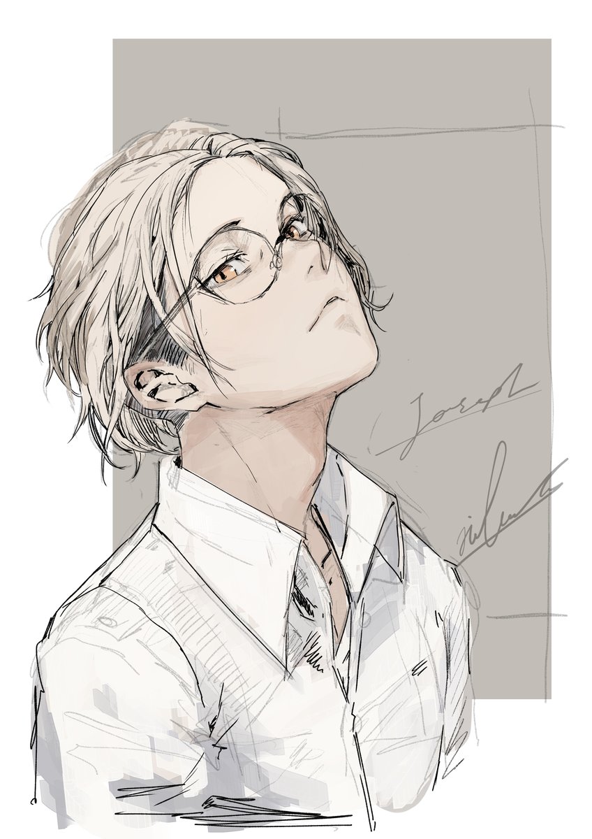 「こういう病んでそうな男の人描くのも好きなので依頼おまちしております 」|木野花ヒランコ(株式会社レッドハウス)のイラスト