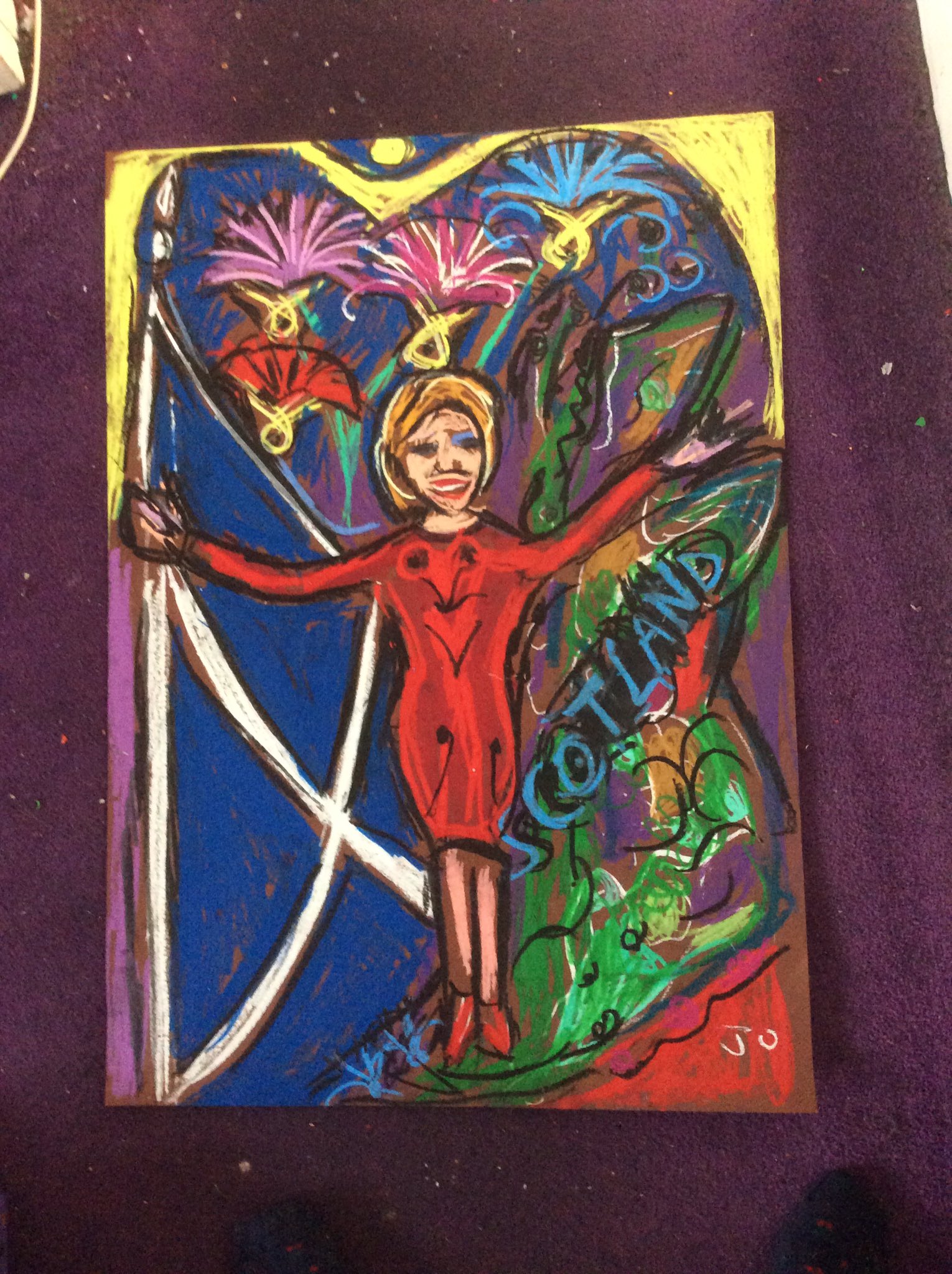 Happy Birthday Nicola Sturgeon Scotland s 1st Minister Size A1 no760 