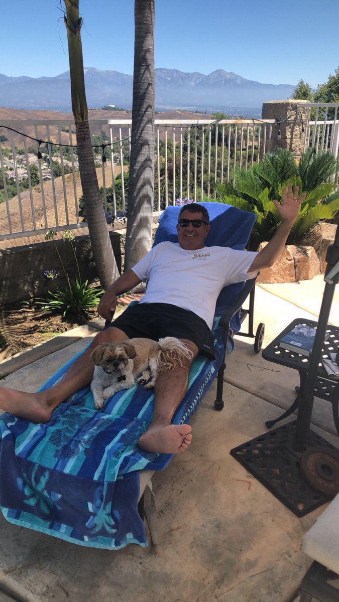 nataliembaca's tweet photo. My super dad chillin @larrybaca https://t.co/WN5G56Vlqu
