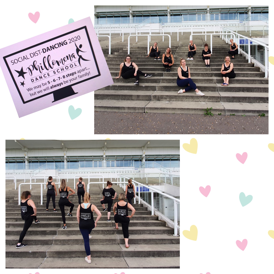 phillodance's tweet photo. A fantastic day! Social dist-dancing with our Phillo Family. Thank you Jockey Club for accommodating us at the Grand Stand all day. Thanks to all that came for our Virtual Showcase. The best day seeing everyone in person &amp; not through a screen! We salute you! 
 #PhilloDanceFamily https://t.co/REkwjPgWSW