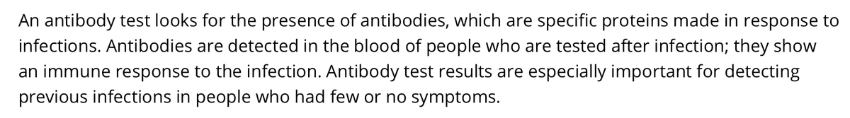 BUT. What if there are other types of immunity, beyond the specific antibodies the serology studies are meant to detect?(via US CDC)