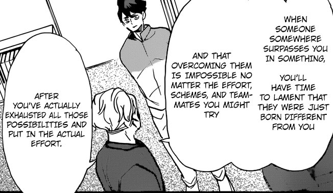 Jose Blanco, this man helped Oikawa get rid of his unhealthy thinking and taught him how to keep pushing for his dream even when it felt like there's no point. Oikawa took a huge risk moving to the other side of the world but in the end it was for his own best 