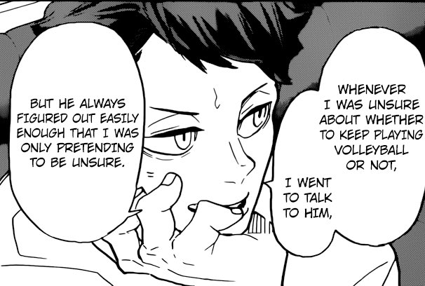 Jose Blanco, this man helped Oikawa get rid of his unhealthy thinking and taught him how to keep pushing for his dream even when it felt like there's no point. Oikawa took a huge risk moving to the other side of the world but in the end it was for his own best 