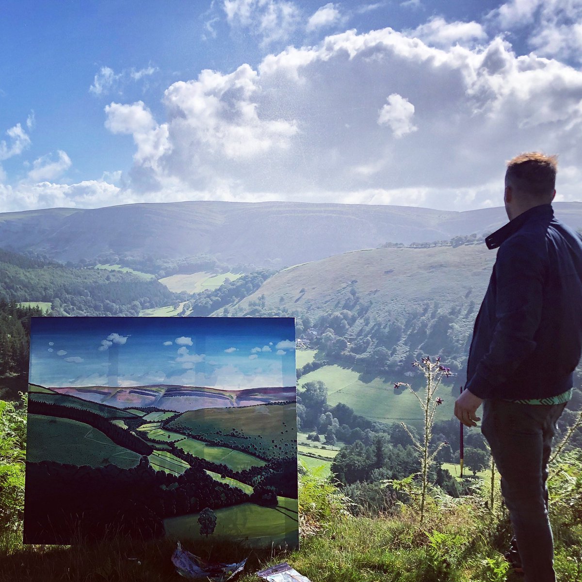 mikeyjonesart's tweet photo. Still haven’t made it to Snowdonia since lockdown too many satisfying local scenes keeping me occupied  #llanglollen #Wrexham #Northwales #Wales #Cymru @visitwales @ItsYourWales @northwaleslive https://t.co/PCNXPoarh5