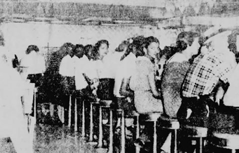 AndrewFiggy's tweet photo. 62 years ago today, Black Wichita students organized a sit-in at the Dockum drug store to demand integration. This often-forgotten sit-in was one of the first successful examples of a tactic that became important in the civil rights movement. https://t.co/vGLvwFhBpR