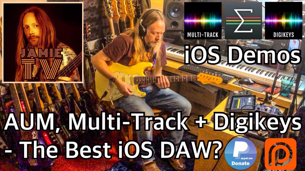 JamieMallender's tweet photo. https://t.co/hhbjHiT7QO, Multi-Track + Digikeys - The Best iOS DAW? @MobileMusicPro @jakob_haq @electronisounds @soundtestroom #iosmusic #mobilemusic #kymatica #bassguitar #slapbass @4Pockets @UVIofficial @klevgrand @GearMagazine @FretKing #ipadmusic @GospelMusicians https://t.co/7AEkhe8fRc