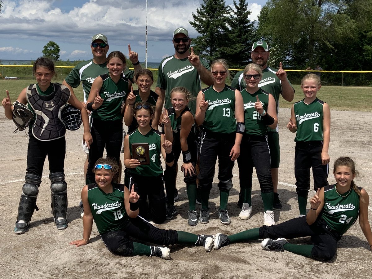2020Pigs's tweet photo. Congratulations to the 12u Champions Alpena ThunderCats! 🥎🏆 https://t.co/X2rI9GA4rs
