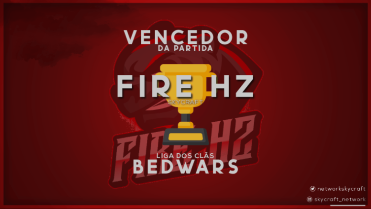 NetworkSkycraft's tweet photo. ⚔️ | Parabéns ao clã Fire Haze! Ganharam o 3° confronto da 6° rodada! #LigaBedWarsSC #GoFHZ https://t.co/wEaEkCURUi