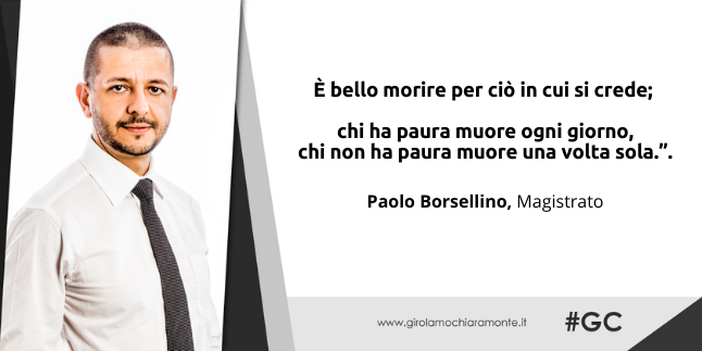 Post muto.
Ad urlare ci pensano le parole di un Grande Magistrato.