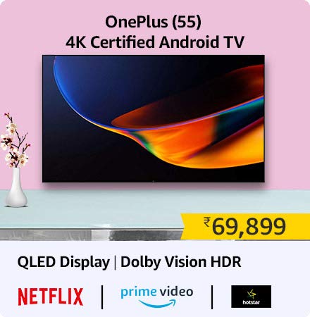 inmoonoffrs's tweet photo. 🌟Best Top 3 4K Ultra HD Tvs On Amazon🌟

⚡OnePlus 138.8 cm (55 inches) Q1 Series 4K
⚡Mi TV 4X 125.7 cm (50 Inches) 4K Ultra HD
⚡Sony Bravia 138.8 cm (55 inches) 4K Ultra HD

  #amazonindia #topdeal #Television #Sony #samsung

👉🏼https://t.co/HtEMlqGebR https://t.co/bkGpgMsraO