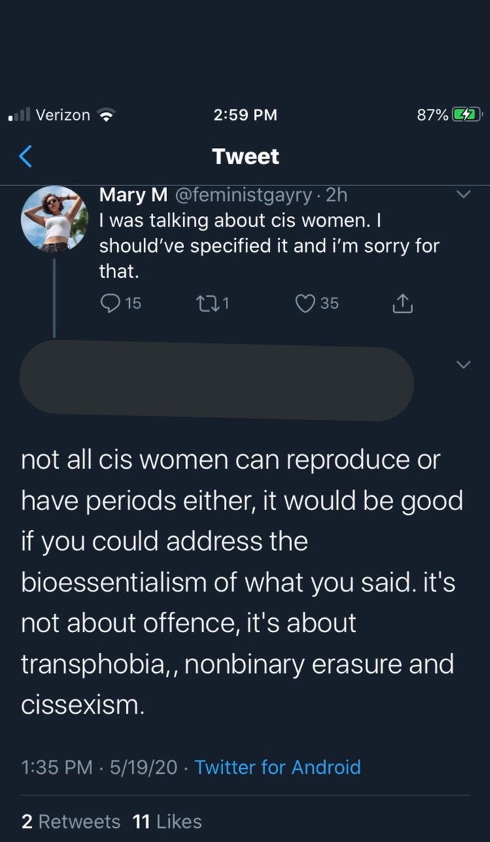 she tweeted something that many people (for obvious reasons) were offended by, which you can see in the pictures down below. besides the “apology” that is in the screenshots, she has never apologized for this.