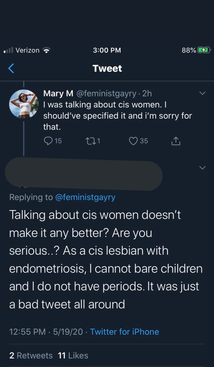 she tweeted something that many people (for obvious reasons) were offended by, which you can see in the pictures down below. besides the “apology” that is in the screenshots, she has never apologized for this.