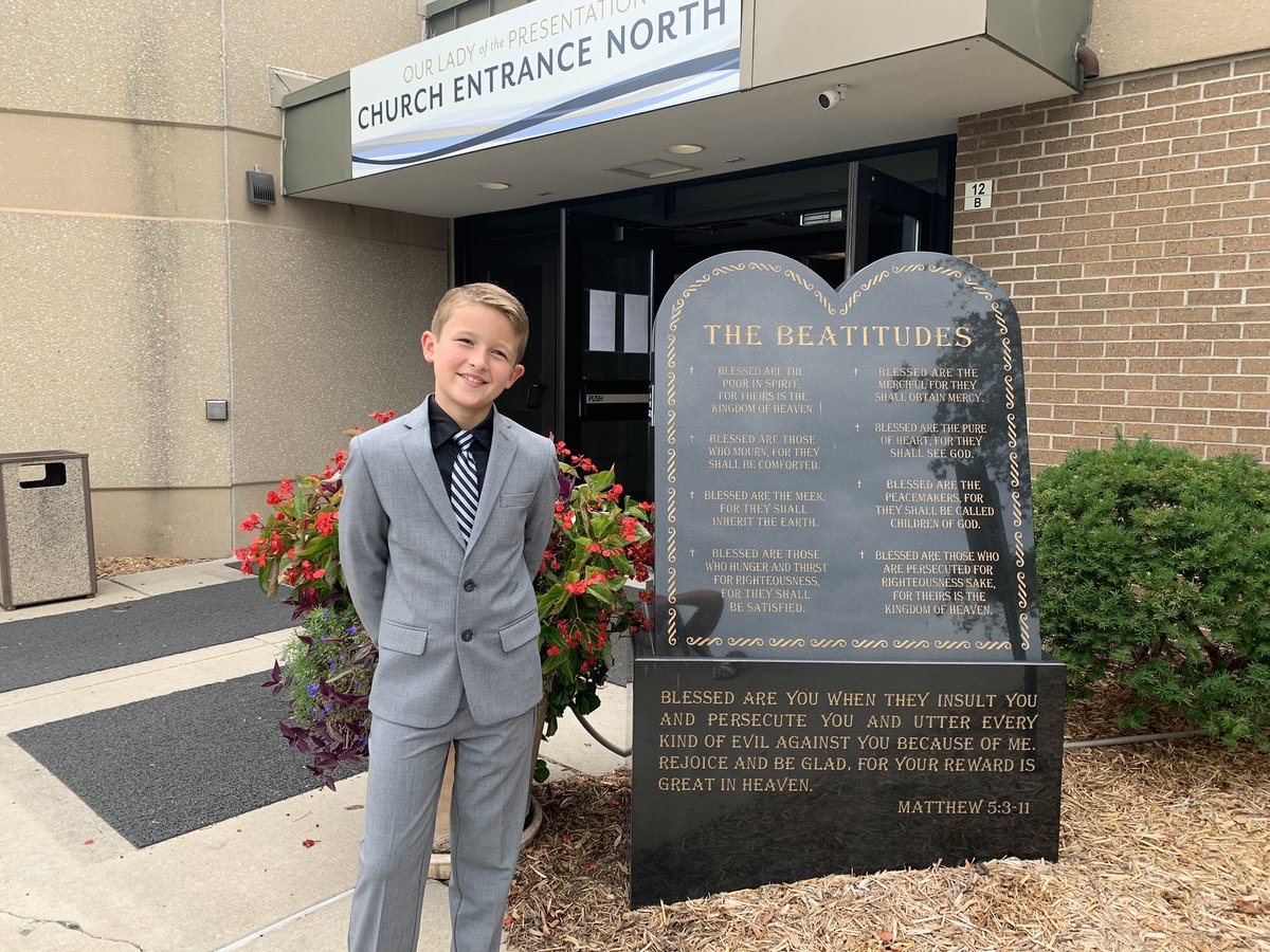 Very proud of my little guy who finally got to make his First Communion. I’m so proud of you Brody.