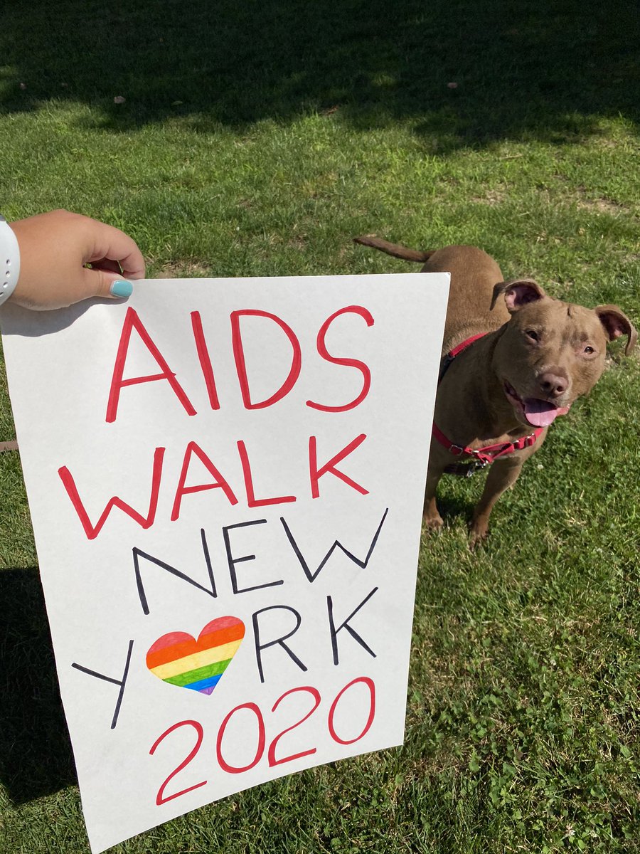 Supporting #AIDSWALKNYliveathome  with my little family! #LtownThings