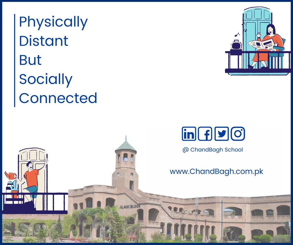 chand_bagh's tweet photo. We all at Chand Bagh School hope that you’re doing well, staying safe &amp; taking precautions.

Now we’ll be actively engaging with our beloved community through all social media platforms. 

Lets stay connected &amp; in touch through Facebook,  LinkedIn, Twitter &amp; Instagram too 🙌 https://t.co/XKZA1AMtj9