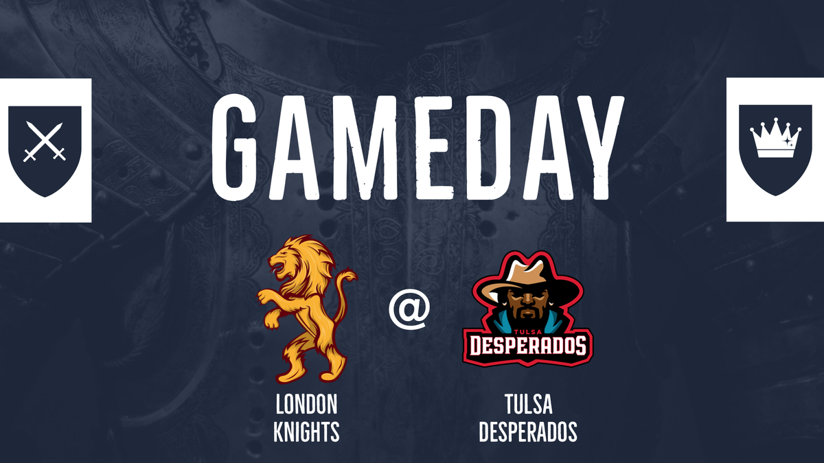 SFLLondon's tweet photo. GAMEDAY!!! Arise, Knights! Raise up your sword and shield for glory awaits! See you on the battlefield, @TulsaDesperados. 🛡⚔️ #KnightStrong #SwordsUp #GoKnightsGo #LKALLDAY #MakeAnImpact

⏰ 1 pm EST
📺 Eleven Sports &amp; For the Fans
💻 https://t.co/QtBehb49f8 https://t.co/Wqnjhl10DW