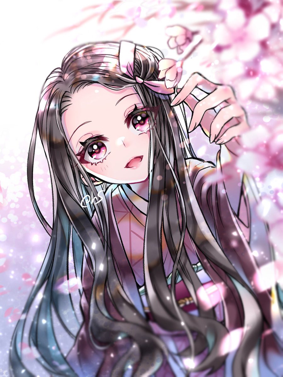竈門禰豆子 「イラストレーターです(*'꒳`*)✨
よろしくお願いしまぁあす!! 」|はなのすみれ🐤🦜のイラスト