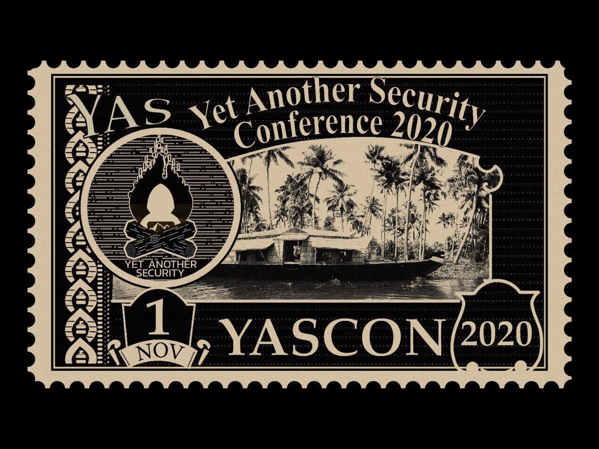 “BIG ANNOUNCEMENT“ !!
 YAS family is super excited to announce that we are hosting Kerala’s first ever virtual cyber security conference- YASCON 2020.Join us on November 1st 2020
CFP is open - Hurry Up 
yetanothersec.com/yascon2020/
#YASCON #YAS