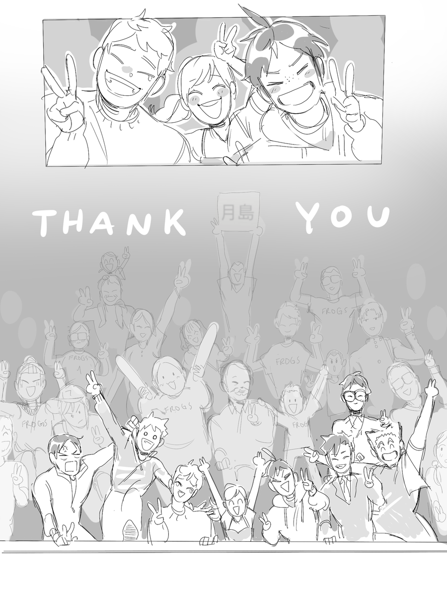 chukishima's tweet photo. "It's just a club..." 

im too exhausted to draw the comic properly but i wanted to thank furudate for one of my favorite characters in the whole world, his story means so much to me and i'm glad i got to grow with him until the very end #ハイキューありがとう #ThankYouHaikyuu https://t.co/bCpSpdBIuL