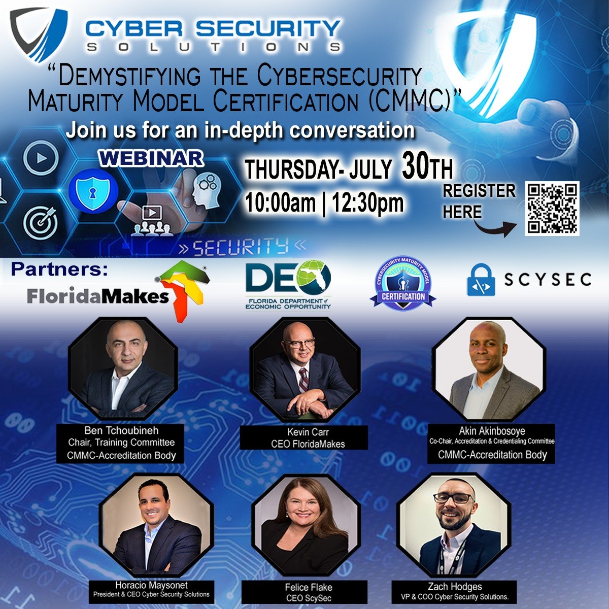 FLCSStweets's tweet photo. Are You and your Subcontractors ready for CyberSecurity Maturity Model Certification? Find out on our next #Webinar on July 30th. Register here, https://t.co/RRqq47ipoJ
#CMMC #Compliance #DefenseContractors #DIB #Cybersecurity #CSS #SCYSEC #CMMCAB #FloridaMakes #FloridaDEO https://t.co/E2vwEhBeUX
