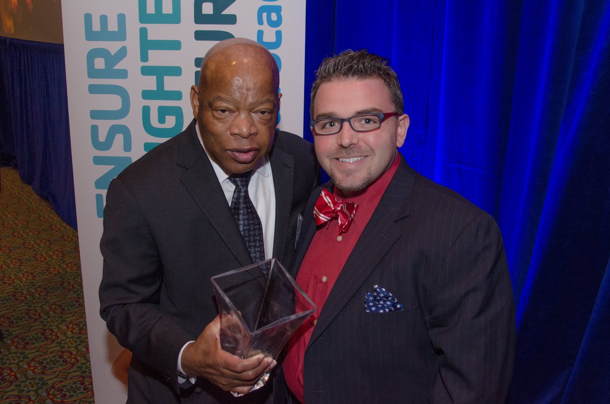 Remembering a special day in 2014 when <a href="/repjohnlewis/">John Lewis</a> spoke to us all about the urgency of "good trouble."   <a href="/gcobbs06/">Gary A. Cobbs</a> <a href="/MontgomeryYMCA/">YMCA of Greater Montgomery</a> and <a href="/randelltrammell/">Dr. Randell Trammell</a> of @stateyofgeorgia #YMCA