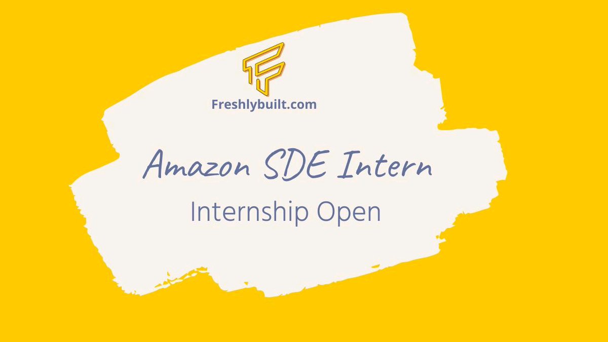 freshlybuilt's tweet photo. Amazon SDE internship Open

Posting out only Filtered Jobs/Internships

==> Telegram Channel: https://t.co/AfMKIn238m

==> Read More: https://t.co/NMlADx62o1

#internshipopportunities #internships #amazoninternship #job2020 #amazonintern  #fresher #freshlybuilt https://t.co/p9vnIFANey