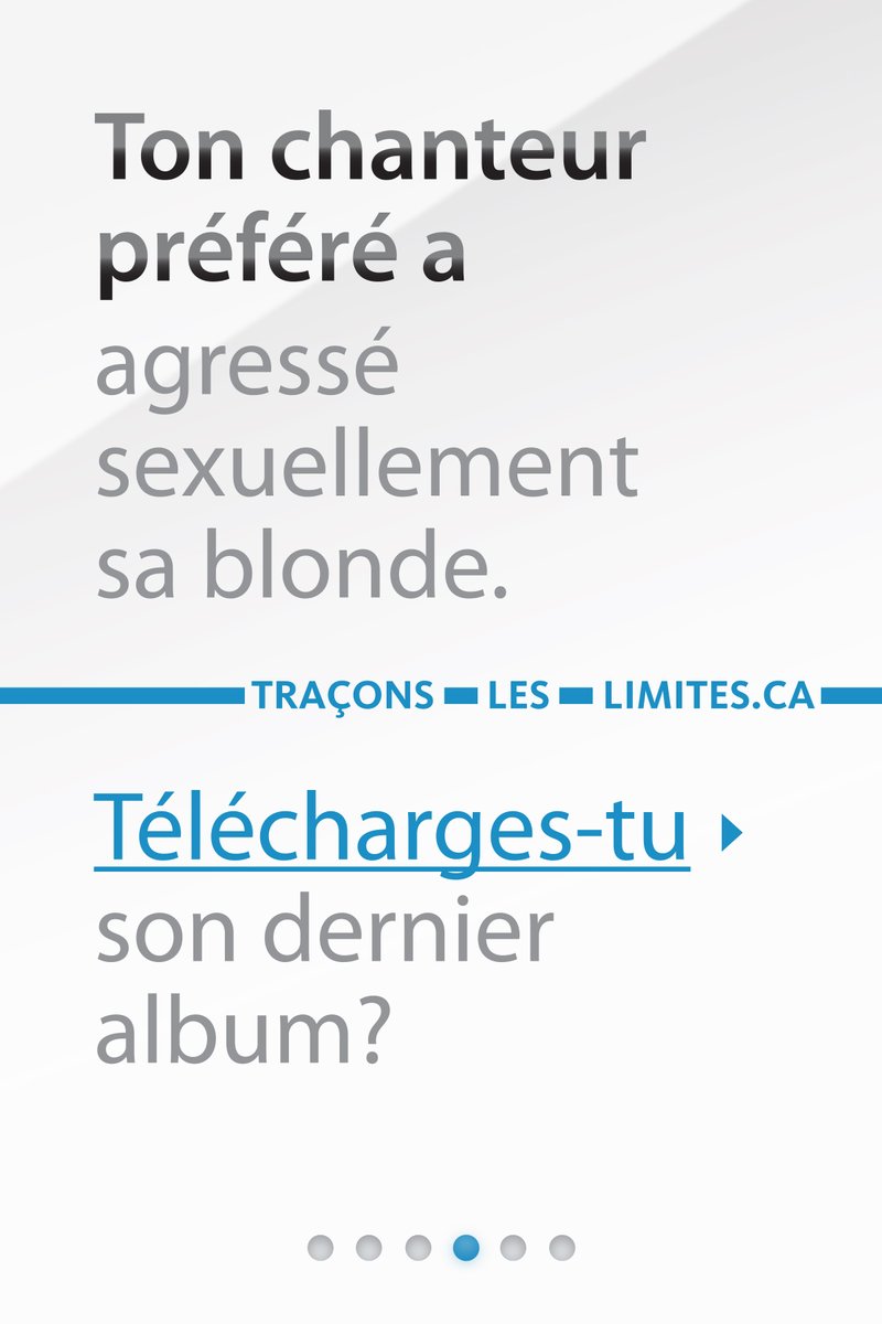 TraconsLimites's tweet photo. Ton chanteur préféré a agressé sexuellement sa blonde. 

Télécharges-tu son dernier album?

https://t.co/2l3Mpr76tk

#OTLL #WDTL https://t.co/cB3qKGkuCt